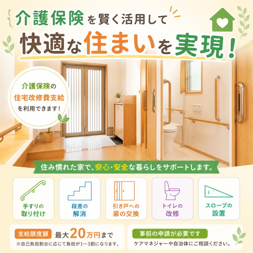 介護保険を賢く活用して快適な住まいを実現！
