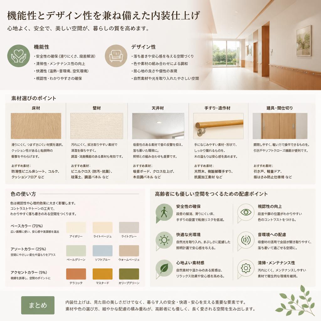 機能性と美しさを両立させる内装仕上げのコツ