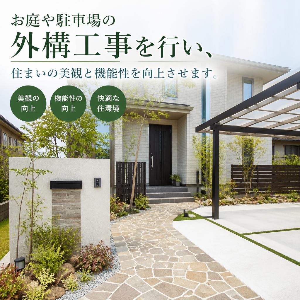 4. 外構工事で住まいに彩りを