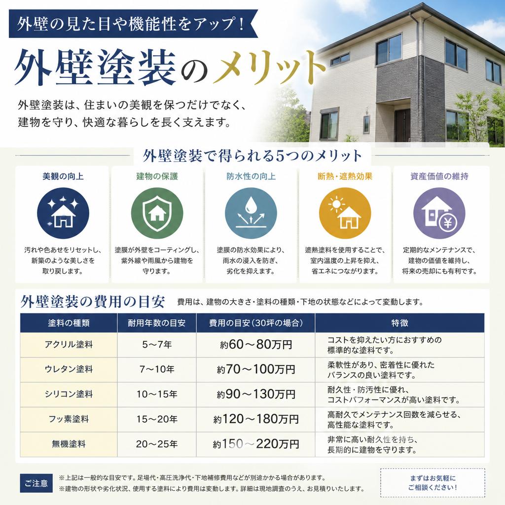 外壁塗装の重要性