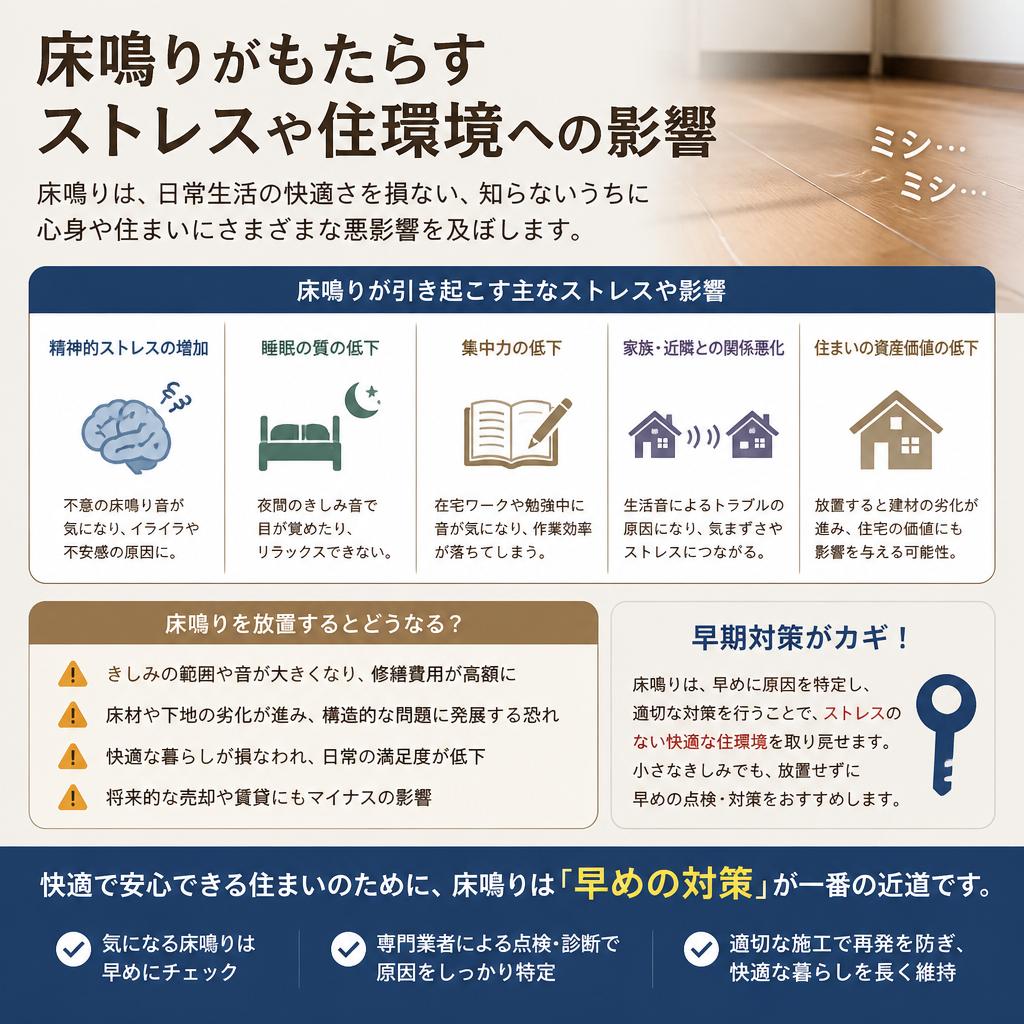 床鳴り修繕の重要性