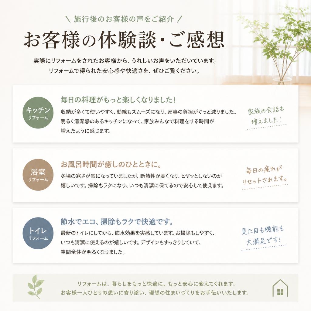 5. お客様の声